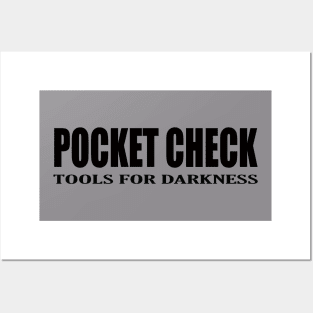 Pocket Check Posters and Art